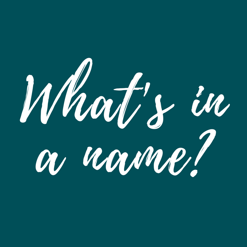 what's in a name2
