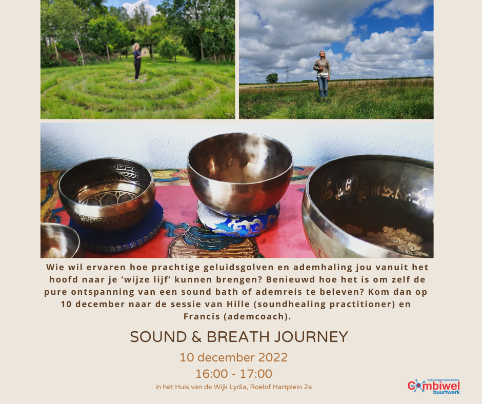 Sound and breathing journey Lydia (Facebook-bericht)