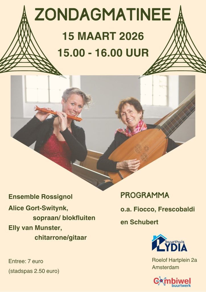 Zondagmatinee maart 2026