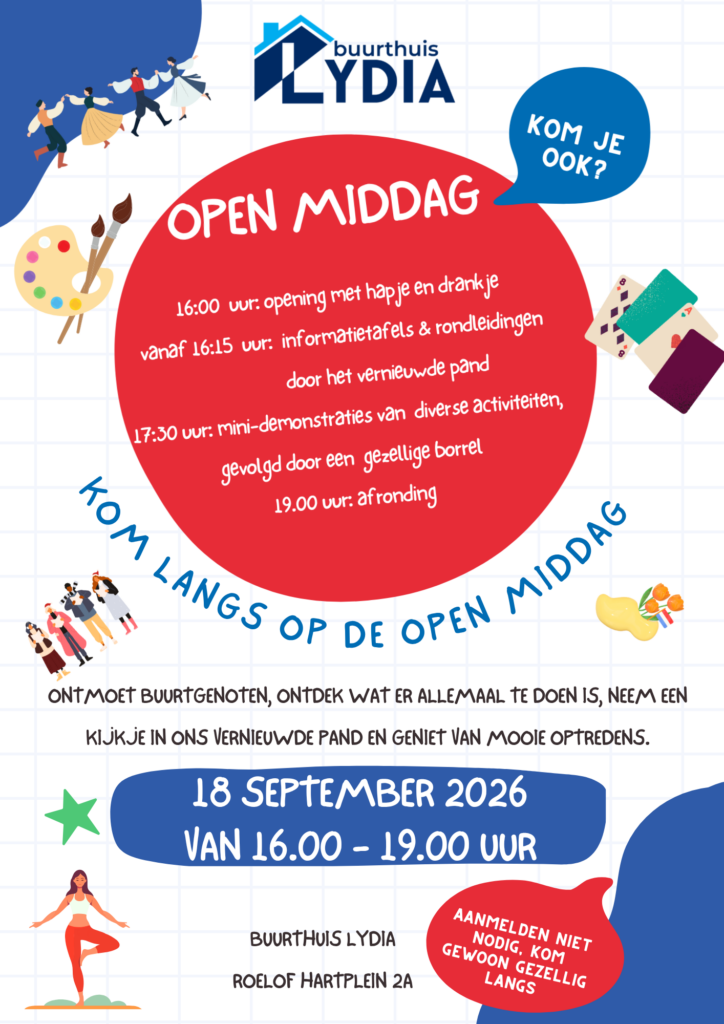 2026 open dag Lydia